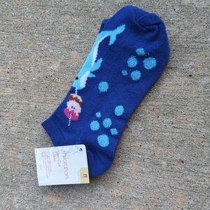 Xhilaration Narwhal Donut ankle sock women's 4-10 1 pair NWT